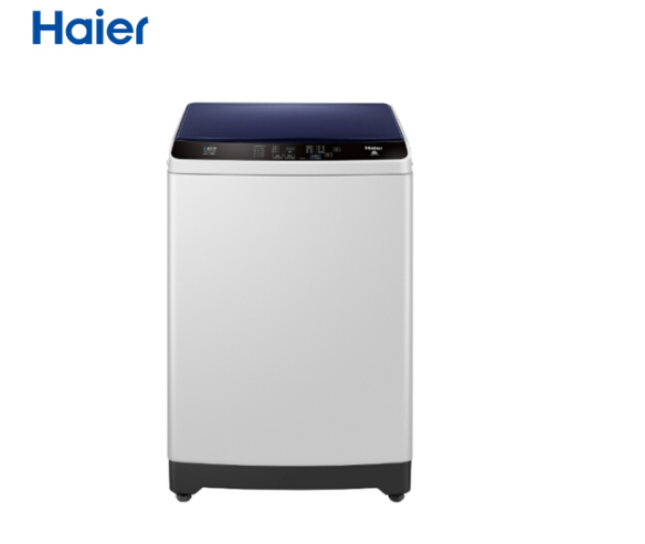 海爾( Haier)10KG全自動波輪洗衣機洗脫一體桶節能家用大容量XQB100-Z106